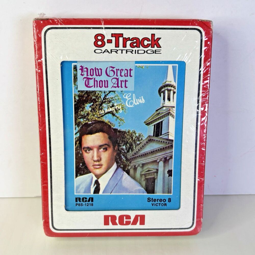 Elvis Presley 8 Track Cartridge Tape How Great Though Art NEW Sealed 1967 VTG